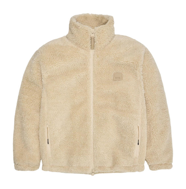 Winter Coats RAINS Unisex Kofu Fleece Jacket Sand