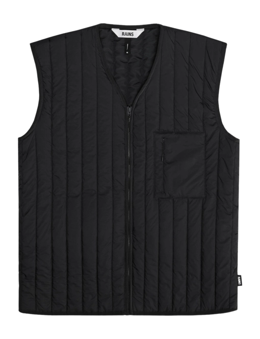 Body Warmer RAINS Unisex Banja Liner Vest Black