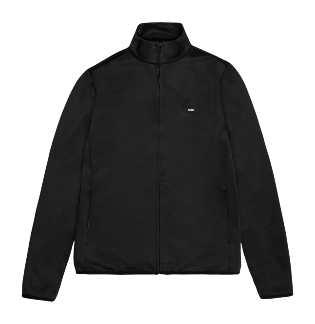 Zip Sweatshirt RAINS Women Sintra Fleece Curve Jacket Black