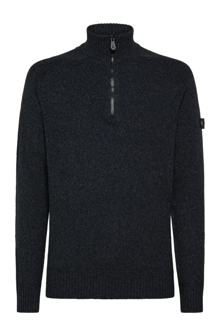Sweater Peuterey Men Braille 02 Blue Grafite Mouline