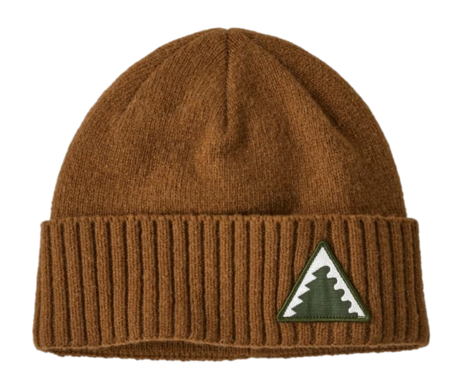 Beanie Patagonia Brodeo Beanie Dawn Tracks Patch Shelter Brown