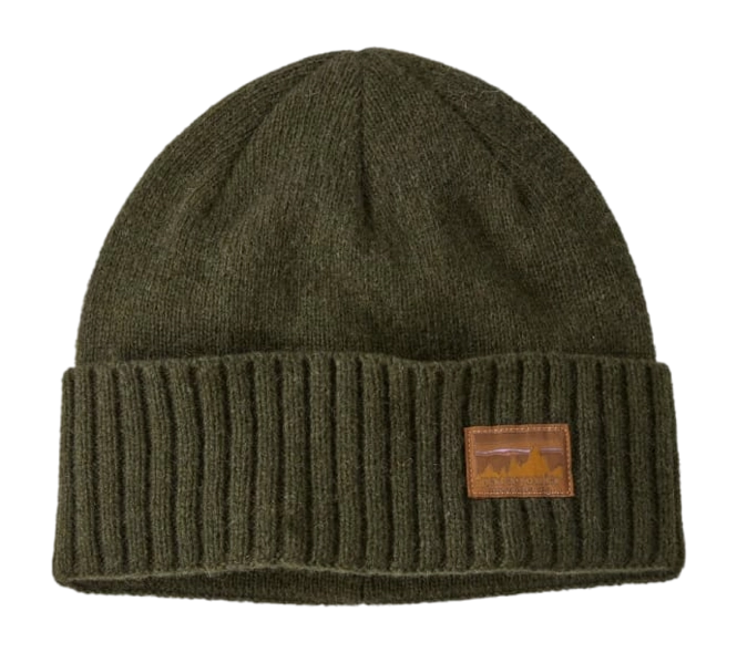 Beanie Patagonia Brodeo Beanie 73 Skyline Pine Needle Green 24