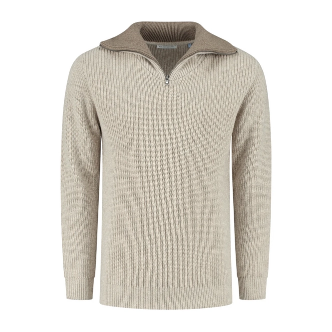 Jumper Blue Loop Men Essential Nautic Sweater Beige 2024