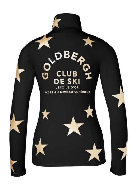 Ski Sweatshirt Goldbergh Women Galactique Black/Gold