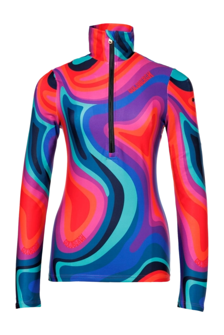 Ski Sweatshirt Goldbergh Women Illusion Absinthe Rainbow