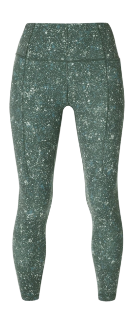 Leggings Sweaty Betty Women Super Soft 7/8 Yoga Green Multi Speckle