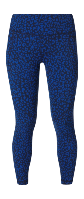 Leggings Sweaty Betty Women Power 7/8 Workout Blue Painted Animal