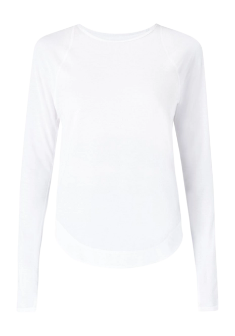 Long Sleeve T-Shirt Sweaty Betty Women Breathe Easy White '24
