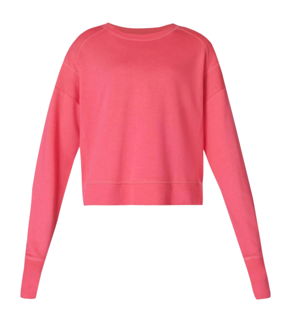Jumper Sweaty Betty Women After Class Crop Sweet Pink