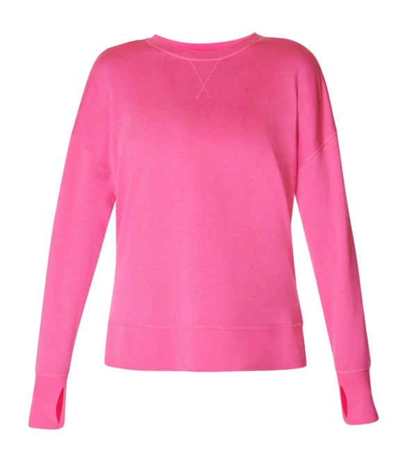 Jumper Sweaty Betty Women After Class Longline Camellia Pink