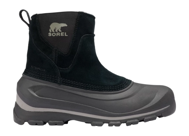 Sorel Men Buxton Pull On Boot WP Black Quarry '24