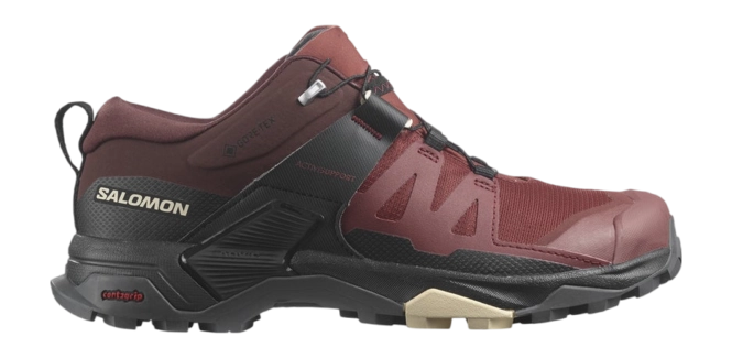 Walking Shoes Salomon Women X Ultra 4 GTX Madder Brown Black Bleached Sand