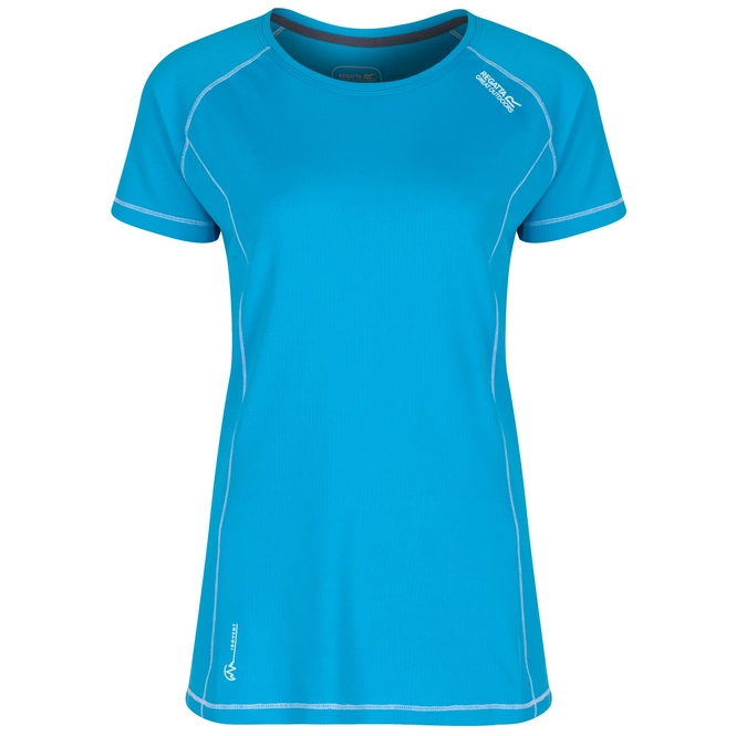 T-Shirt Regatta Womens Virda Fluro Blue