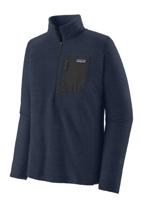 Zip Sweatshirt Patagonia Men R1 Air Zip Neck New Navy