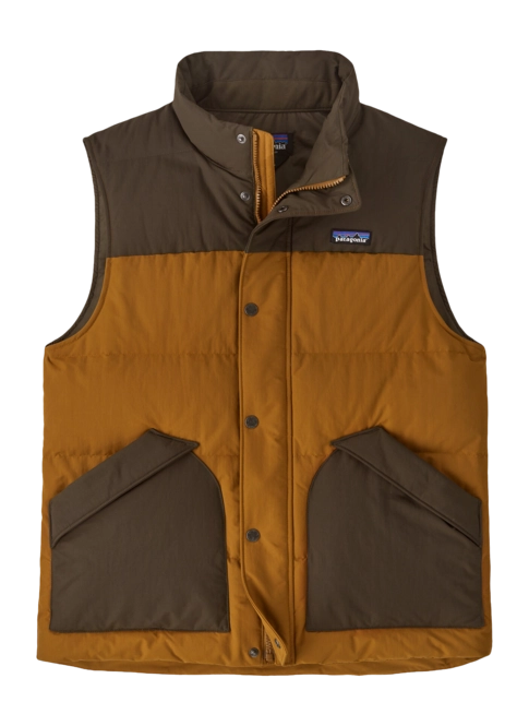Body Warmer Patagonia Men Downdrift Vest Shelter Brown