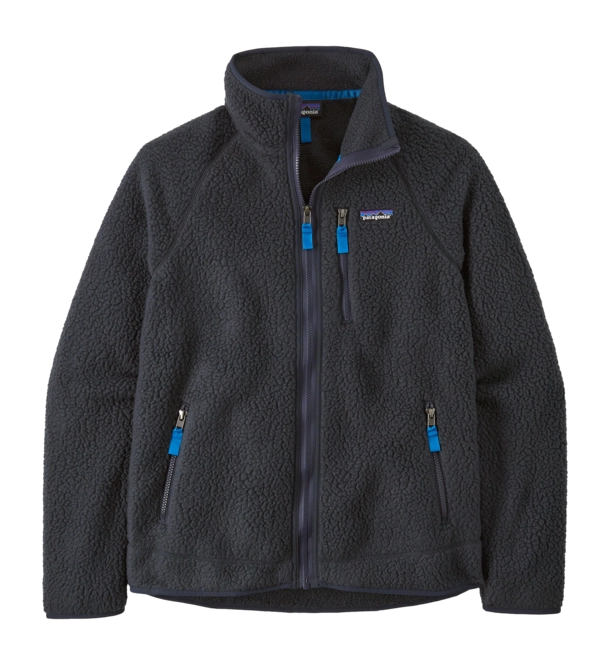 Zip Sweatshirt Patagonia Men Retro Pile Jacket Pitch Blue Endless Blue