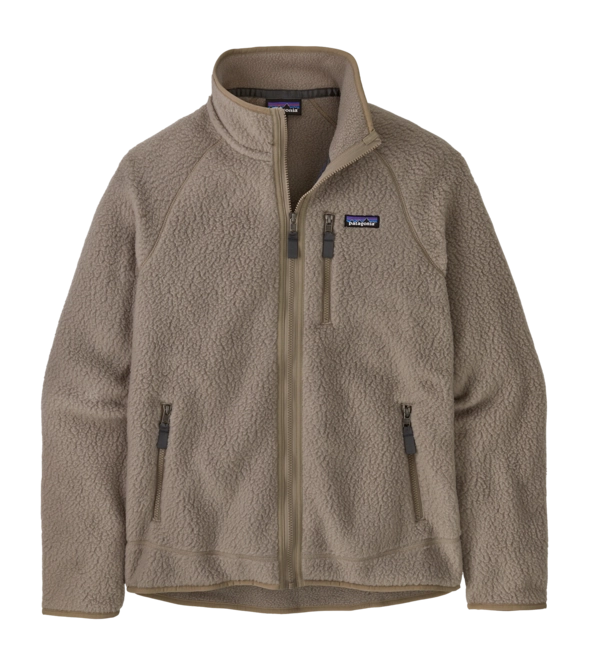 Zip Sweatshirt Patagonia Men Retro Pile Jacket Seabird Grey