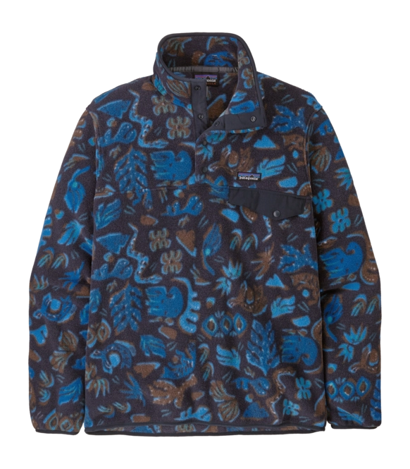 Sweater Patagonia Men Synch Snap-T PO Across Oceans Pitch Blue