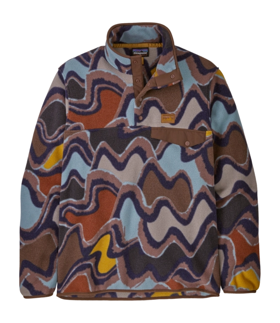 Zip Sweatshirt Patagonia Men Synch Snap-T PO Currents Dulse Mauve