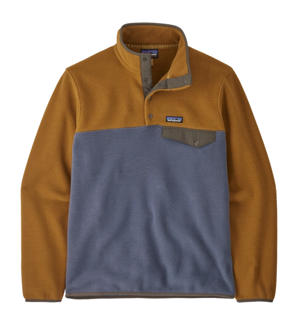 Zip Sweatshirt Patagonia Men Synch Snap-T PO Shelter Brown
