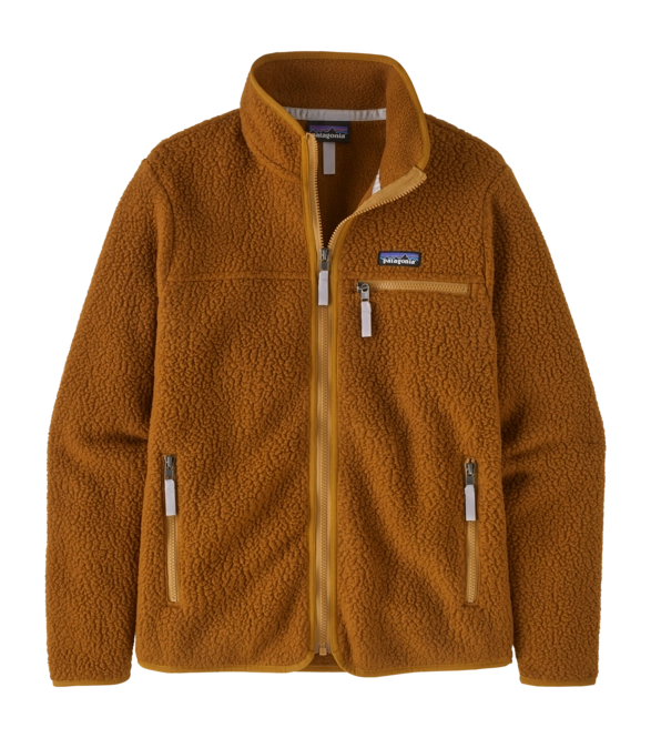 Zip Sweatshirt Patagonia Women Retro Pile Jacket Shelter Brown