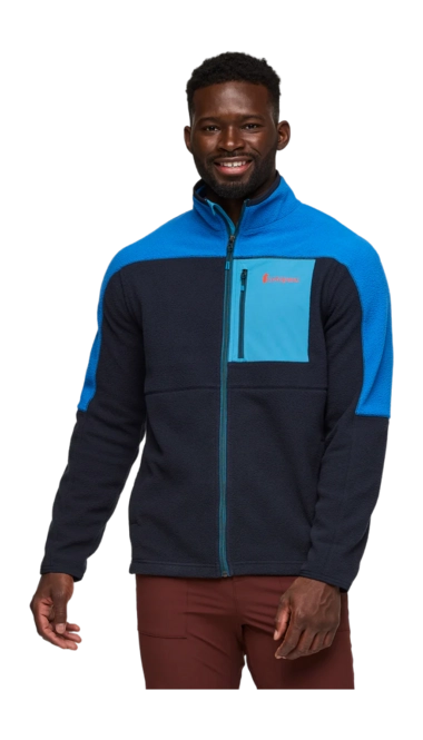 Zip Sweatshirt Cotopaxi Men Abrazo Fleece Full-Zip Jacket Atlantic / Carbon