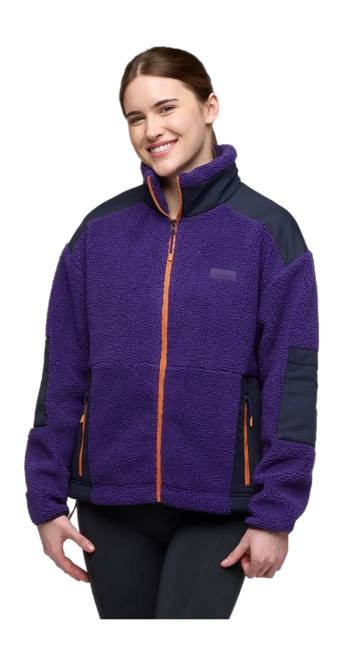 Zip Sweatshirt Cotopaxi Women Bacano Fleece Jacket Black Violet / Carbon