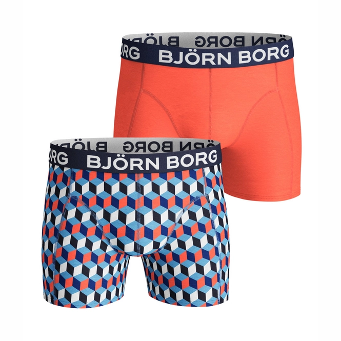 Boxers Björn Borg Men Core Geo Tile Sammy Brilliant White (2 pairs)