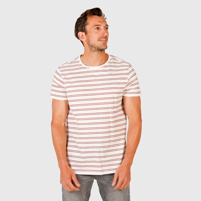 T-Shirt Brunotti Men Tim-Twin-Stripe SS Snow