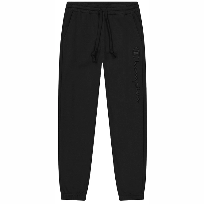 Tracksuit Bottoms Champion Men Embroidered Heavy Cotton Joggers NBK