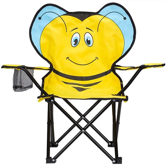 Camping Chair Abbey Animal Comic Bee