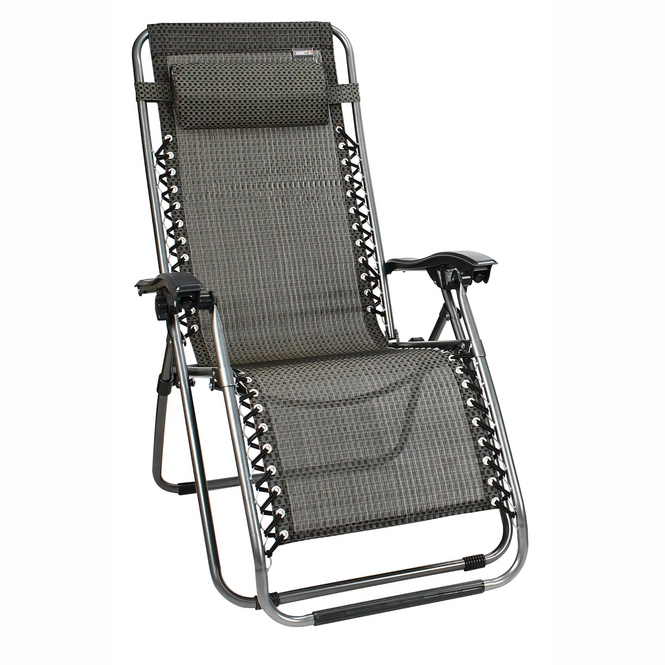 Camping Chair Abbey Camp Chaise Longue III Anthracite