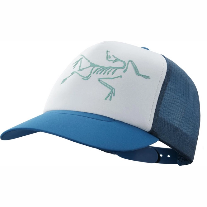 Cap Arc'teryx Bird Trucker Hat Cobalt Sun Delos Grey