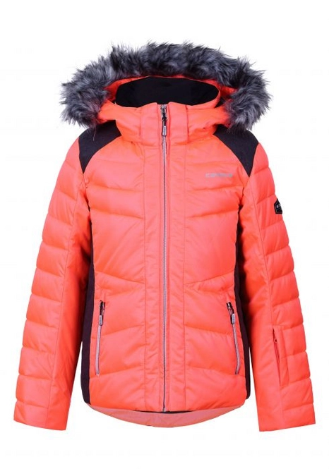 Ski Jacket Icepeak Girls Hara Orange