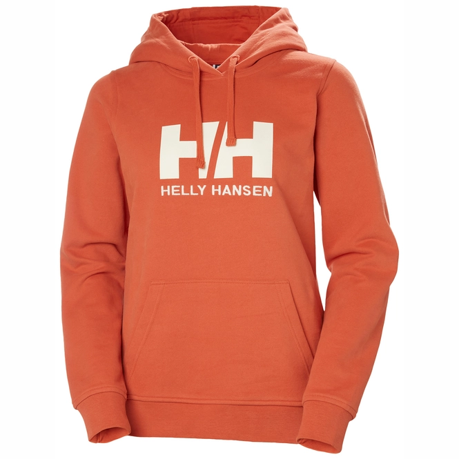 Sweater Helly Hansen Women HH Logo Hoodie Terracotta