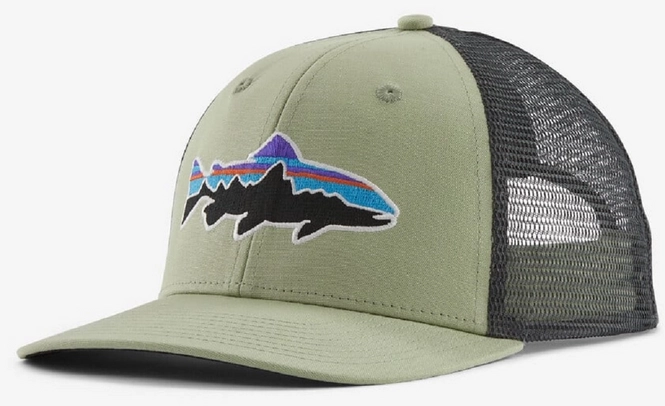 Cap Patagonia Unisex Fitz Roy Trout Trucker Hat Salvia Green