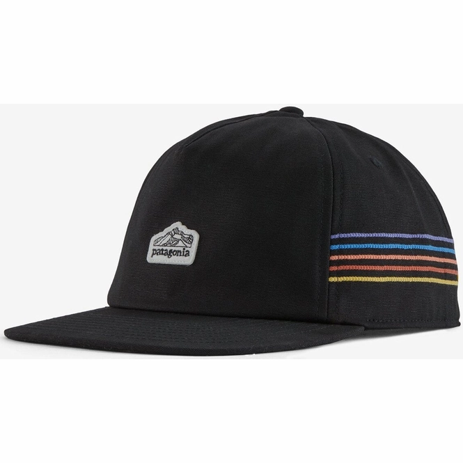 Cap Patagonia Unisex Line Logo Ridge Stripe Funfarer Cap Black