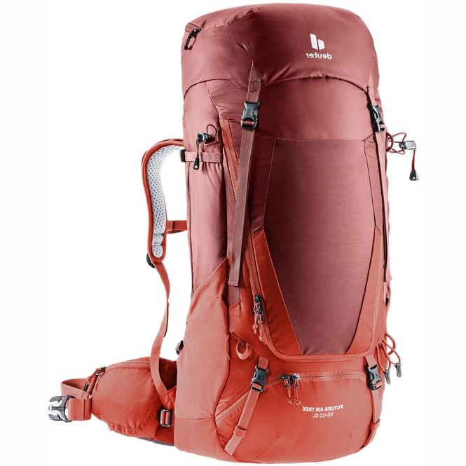 Rucksack deuter Women Futura Air Trek 55 + 10 SL Red Wood Lava