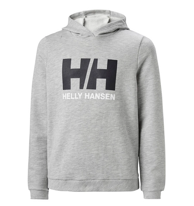 Hoodie Helly Hansen Junior HH Logo Grey Melange