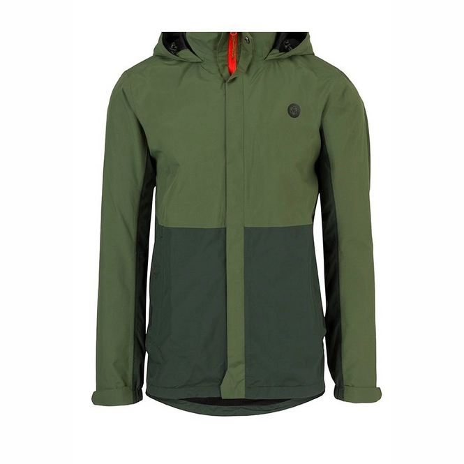 Raincoat Agu Men Section Army Green