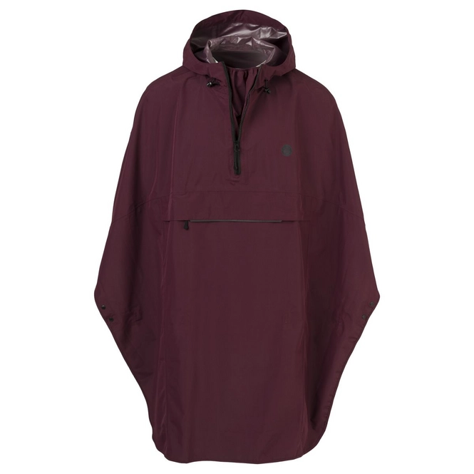Rain Poncho Agu Grant Wine Red