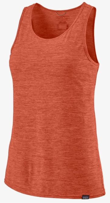 Tank Top Patagonia Women Cap Cool Daily Quartz Coral Light Quartz Coral X Dye