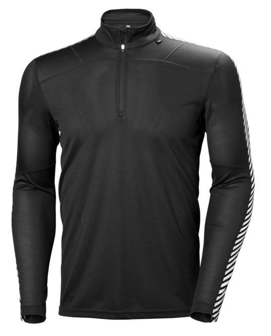 Undershirt Helly Hansen Men Lifa 1/2 Zip Black