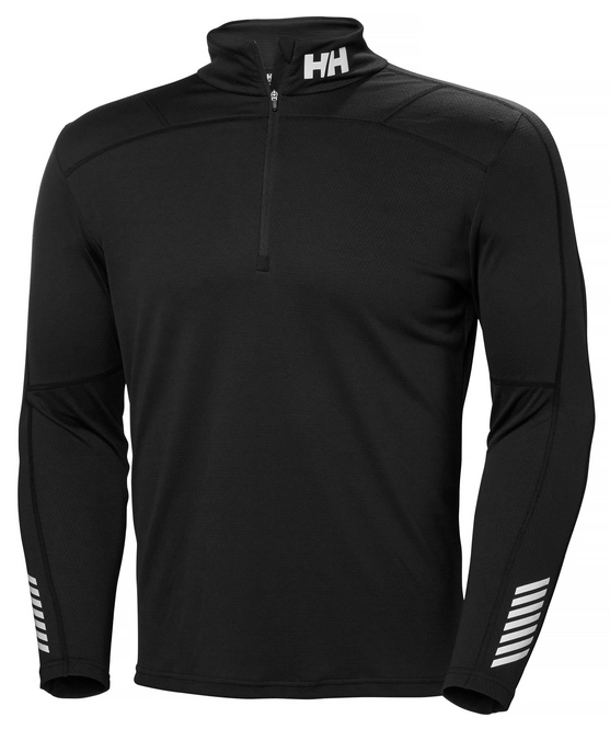 Undershirt Helly Hansen Men Lifa Active 1/2 Zip Black