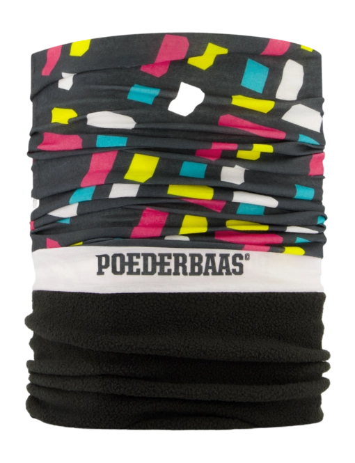Neck Warmer Poederbaas Sport Performance Black Small Logo Prin