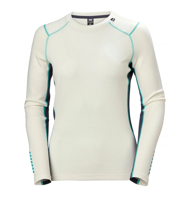 Undershirt Helly Hansen Women Lifa Merino Midweight Crew Offwhite