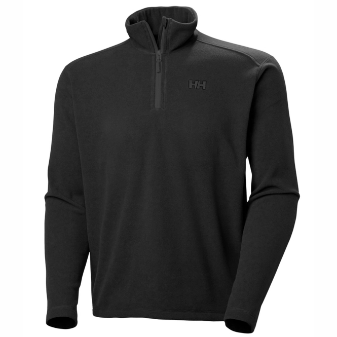 Fleece Helly Hansen Men Daybreaker 1/2 Zip Black