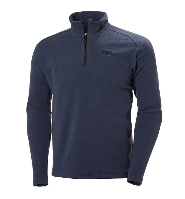 Fleece Helly Hansen Men Daybreaker 1/2 Zip Graphite Blue