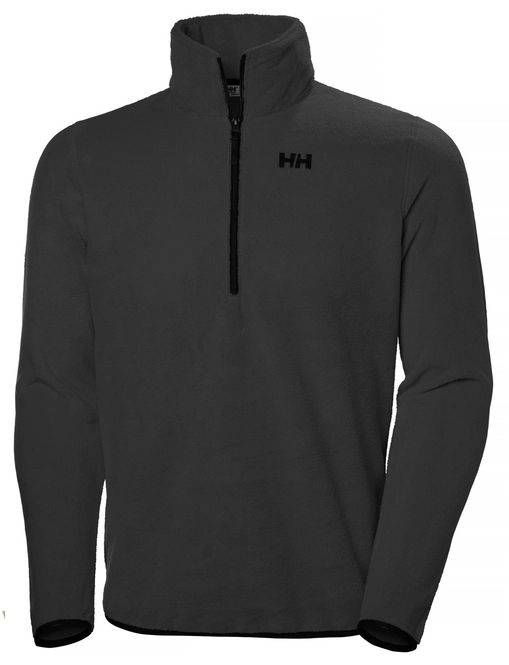 Fleece Helly Hansen Men Feather Pile 3/4 Zip Ebony