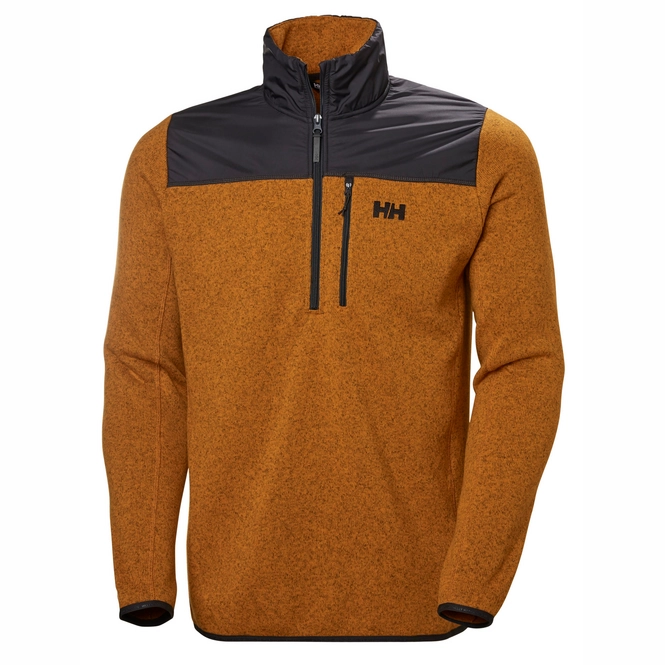 Fleece Helly Hansen Men Varde 1/2 Zip Marmalade